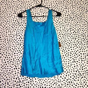 Cabernet Pure Silk Turquoise Women's Tank Top – Size Small (NWT)